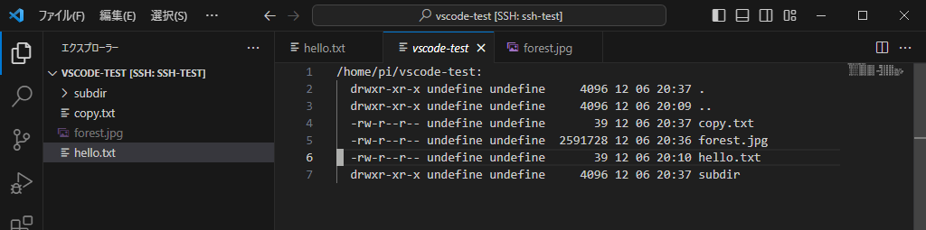 リモートのvscodeのファイルをdiredで編集。
