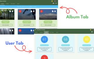 SoqAlbum - Album tab and users tab